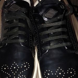 Joseph Abboud Patent Leather Sneakers